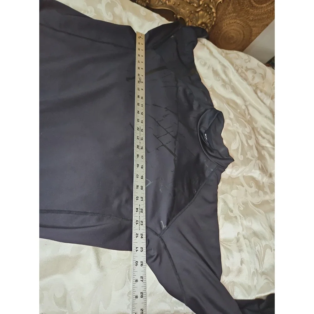 UV Protection Swim Shirt Bare Chillguard 2X Black Long Sleeve Mock Neck Surf